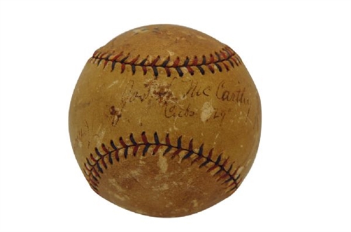 1929 National League Champions Chicago Cubs Team Signed Baseball